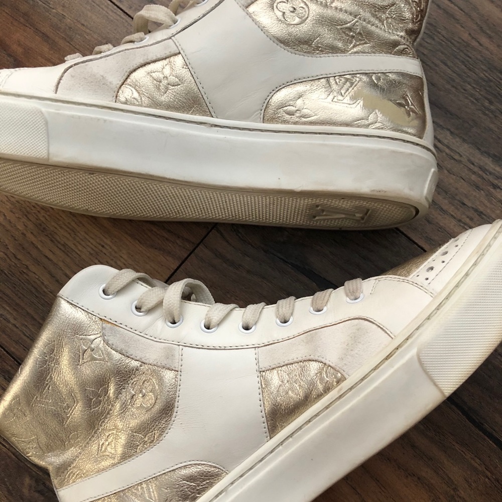 Authentic Louis Vuitton High Top Sneakers